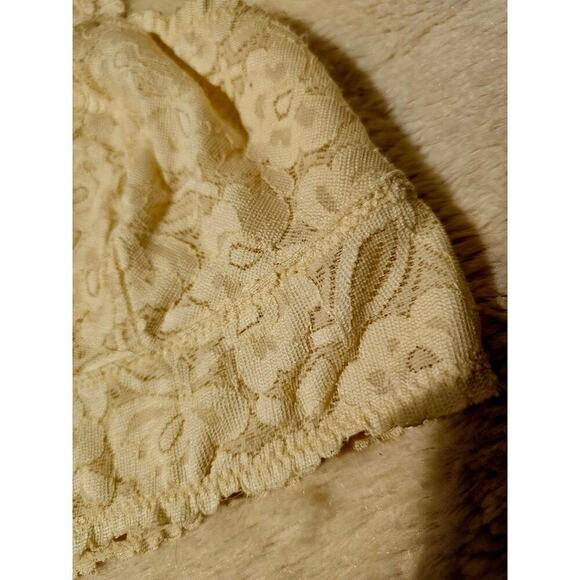 Free‎ People Intimate Off White SzM Crossback Bralette. Sexy Feminine Romantic - Picture 11 of 12